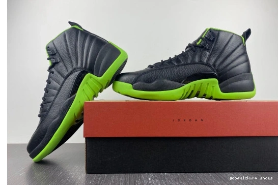 GREEN AJ12 BLACK Jordan 12 DOF FLIGHT 0419